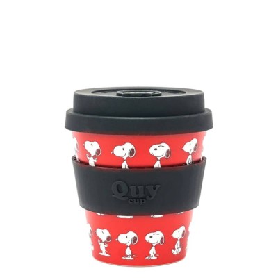 Snoopy 230 ml Cappuccino Mug with Lid - Red Snoopy 230 ml Cappuccino Mug with Lid - Red en Cafés La Mexicana