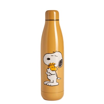 Snoopy Thermal Bottle 500 ml - Yellow Snoopy Thermal Bottle 500 ml - Yellow en Cafés La Mexicana