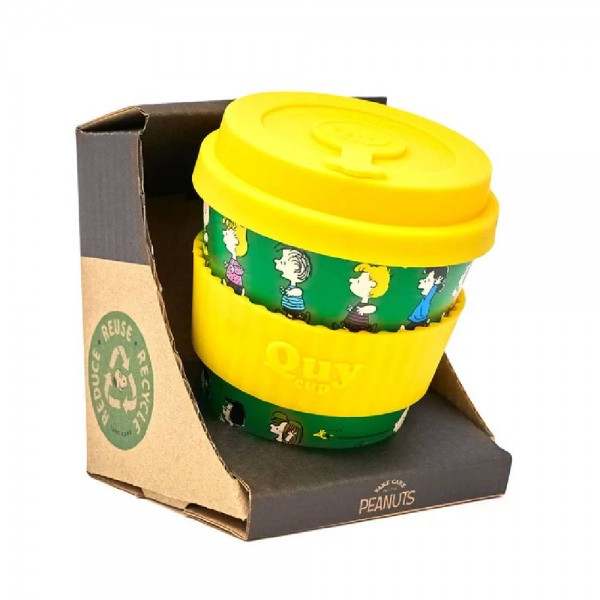 Taza de Capuccino Snoopy 230 ml - Verde en Cafés La Mexicana