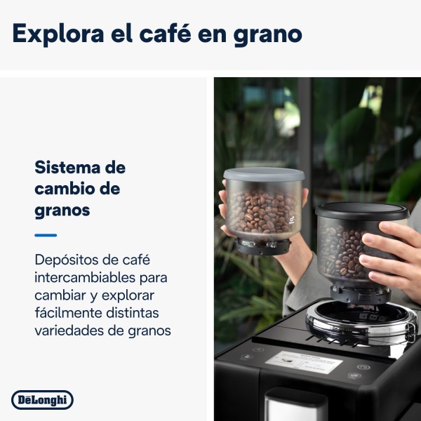 Cafetera De'Longhi Rivelia Negro en Cafés La Mexicana