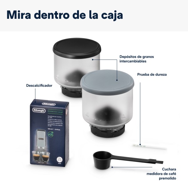 Cafetera De'Longhi Rivelia Negro en Cafés La Mexicana