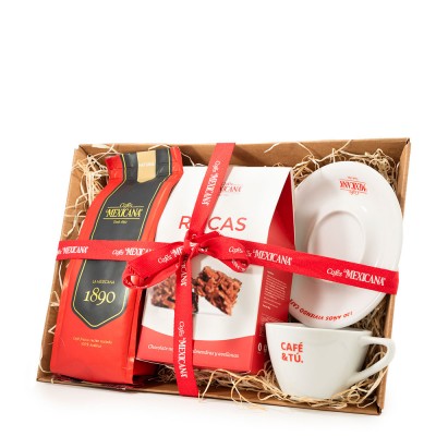 Gourmet Basket with La Mexicana Mug en Cafés La Mexicana