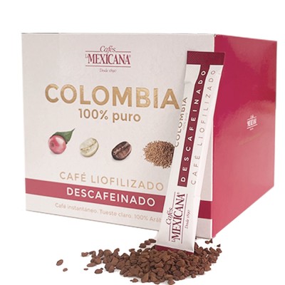 Soluble Coffee Descaf. Box en Cafés La Mexicana