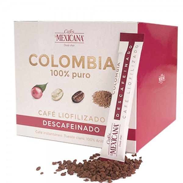 Soluble Coffee Descaf. Box en Cafés La Mexicana