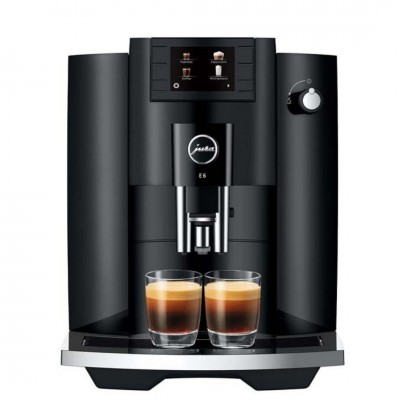 Super-automatic coffee machine Jura E6 – Piano Black en Cafés La Mexicana