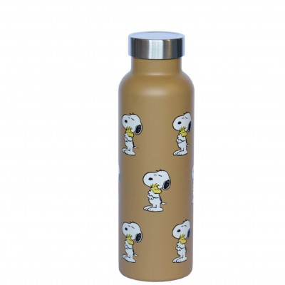 Snoopy Thermal Bottle 500 ml - Yellow en Cafés La Mexicana