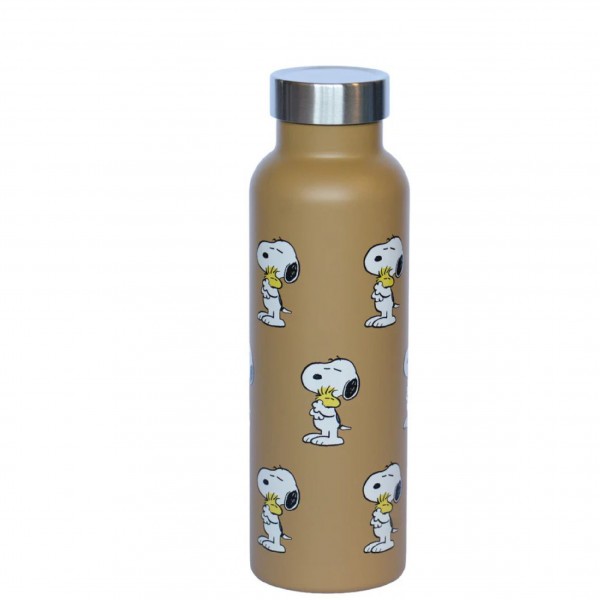 Snoopy Thermal Bottle 500 ml - Yellow en Cafés La Mexicana
