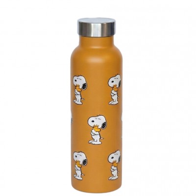 Snoopy Thermal Bottle 500 ml - Yellow en Cafés La Mexicana