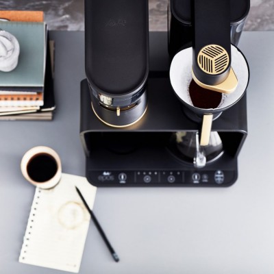 Pour Over Coffee Maker Black-Gold MELITTA® EPOS® With Grinder en Cafés La Mexicana