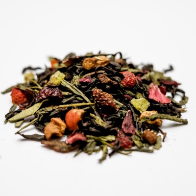 Pu-Erh Red Summer Silhouette Tea | 40 Pyramid Tea Bags en Cafés La Mexicana