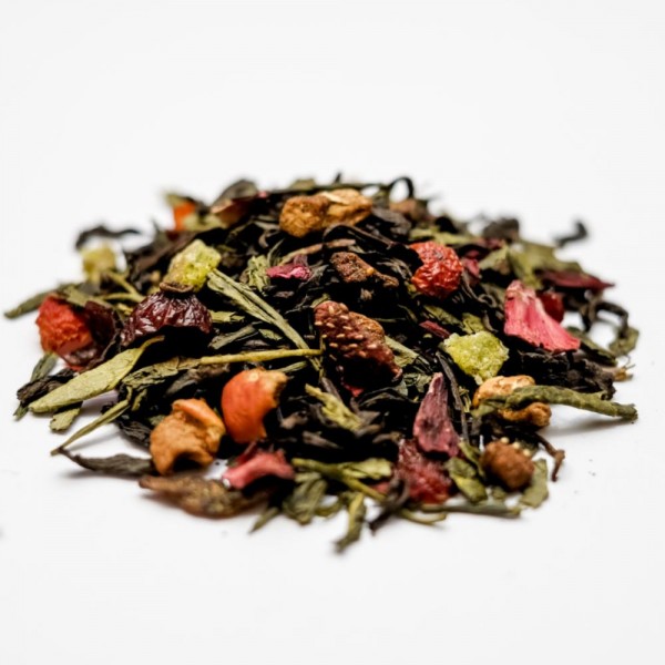 Pu-Erh Red Summer Silhouette Tea | 40 Pyramid Tea Bags en Cafés La Mexicana