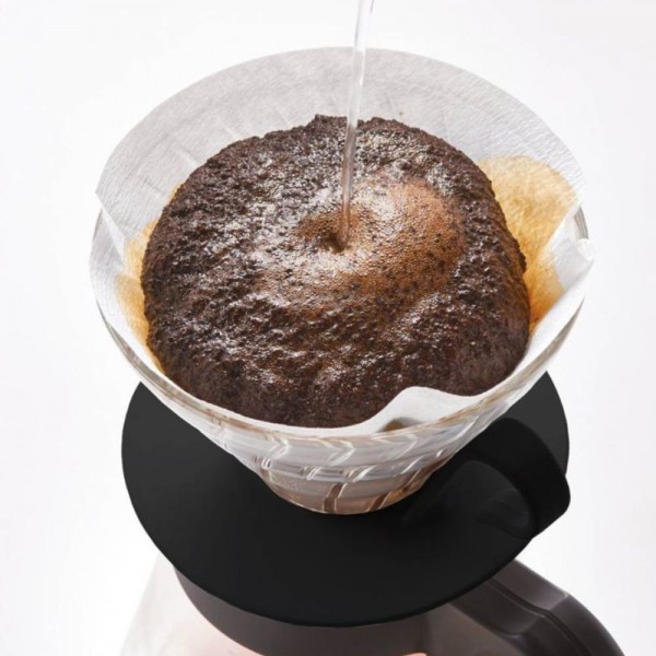 Hario V60 02 Black Coffee Dripper and Glass Server Set en Cafés La Mexicana