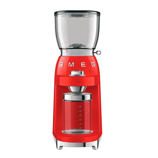 SMEG Red Electric Coffee Grinder SMEG Red Electric Coffee Grinder en Cafés La Mexicana