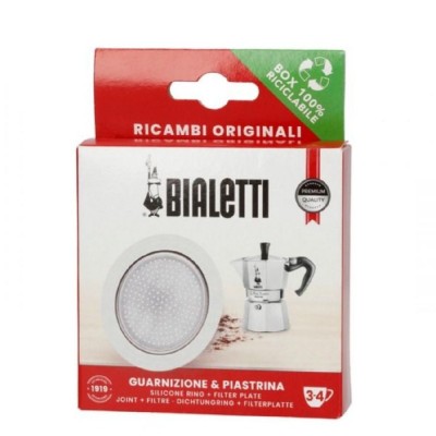 Bialetti Spare Gasket And Filter Plate 3 - 4 Cups Bialetti Spare Gasket And Filter Plate 3 - 4 Cups en Cafés La Mexicana