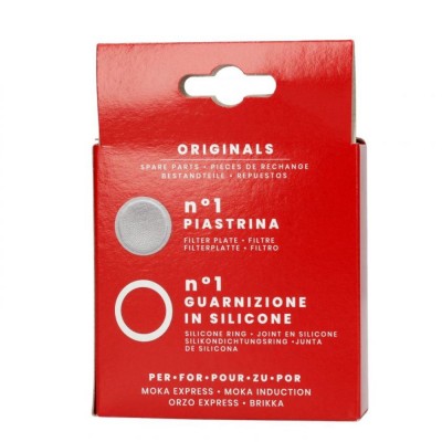 Bialetti Spare Gasket And Filter Plate 6 Cups en Cafés La Mexicana