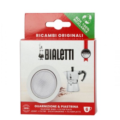 Bialetti Spare Gasket And Filter Plate 6 Cups Bialetti Spare Gasket And Filter Plate 6 Cups en Cafés La Mexicana