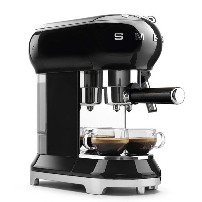 Black Manual Espresso Machine SMEG en Cafés La Mexicana