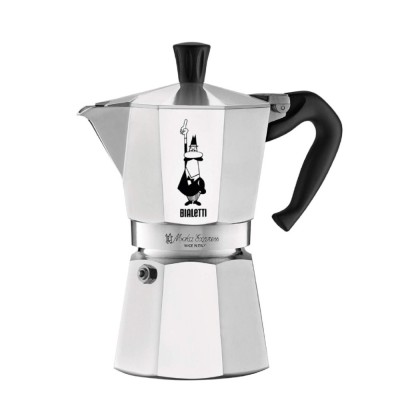 Italian Coffee Maker Moka Aluminum Express 6 Cups BIALETTI
