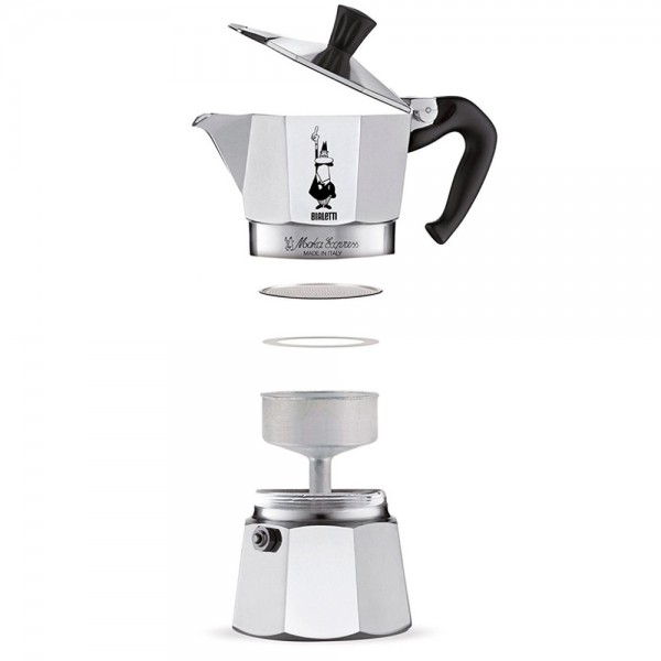 Italian Coffee Maker Moka Aluminum Express 6 Cups BIALETTI en Cafés La Mexicana