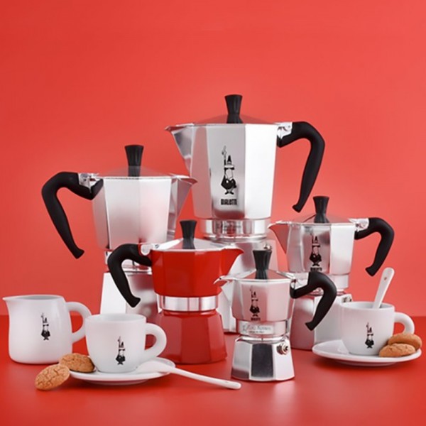 Italian Coffee Maker Moka Aluminum Express 6 Cups BIALETTI en Cafés La Mexicana
