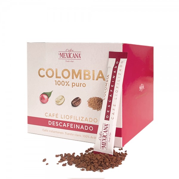 Soluble Coffee Descaf. Box en Cafés La Mexicana