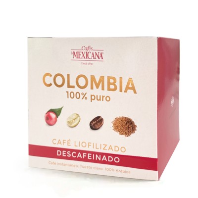 Soluble Coffee Descaf. Box en Cafés La Mexicana
