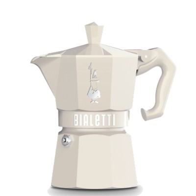 Bialetti Moka Exclusive 3 Cups Cream Italian Coffee Maker Bialetti Moka Exclusive 3 Cups Cream Italian Coffee Maker en Cafés La Mexicana