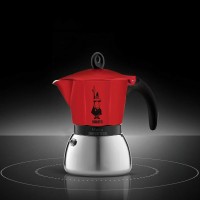 Cafetière à induction Bialetti Moka Induction Red 6 cups (6 tasses) -  Coffee Friend